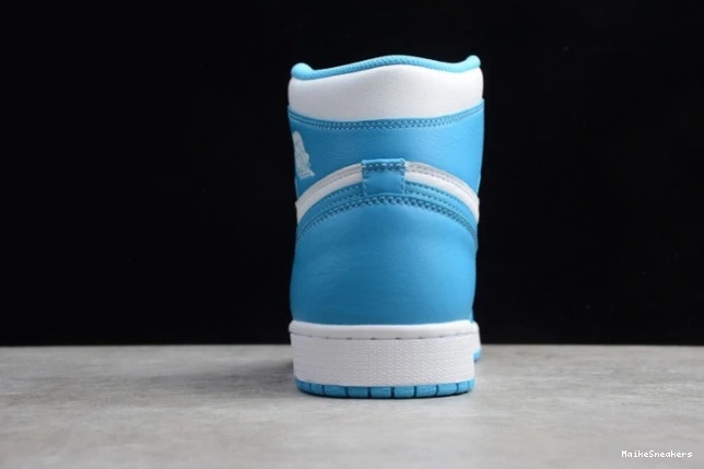 MaikeSneakers 'UNC' 1 Air High 555088-117 OG Jordan Retro 0814